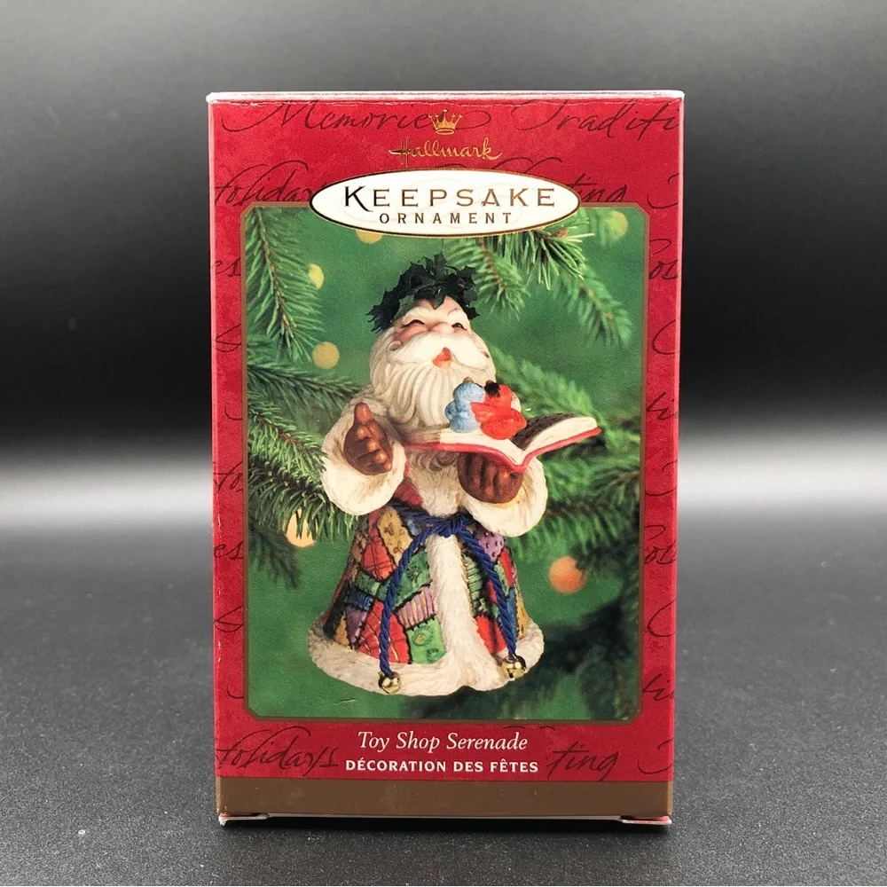 Hallmark Keepsake Ornament 2000 Toy Shop Serenade Handcrafted Santa Claus‎